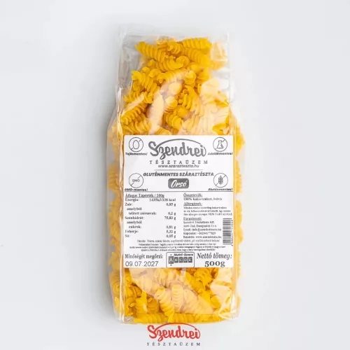 Gluténmentes Orsó 500gr. - Szendrei Száraztészta